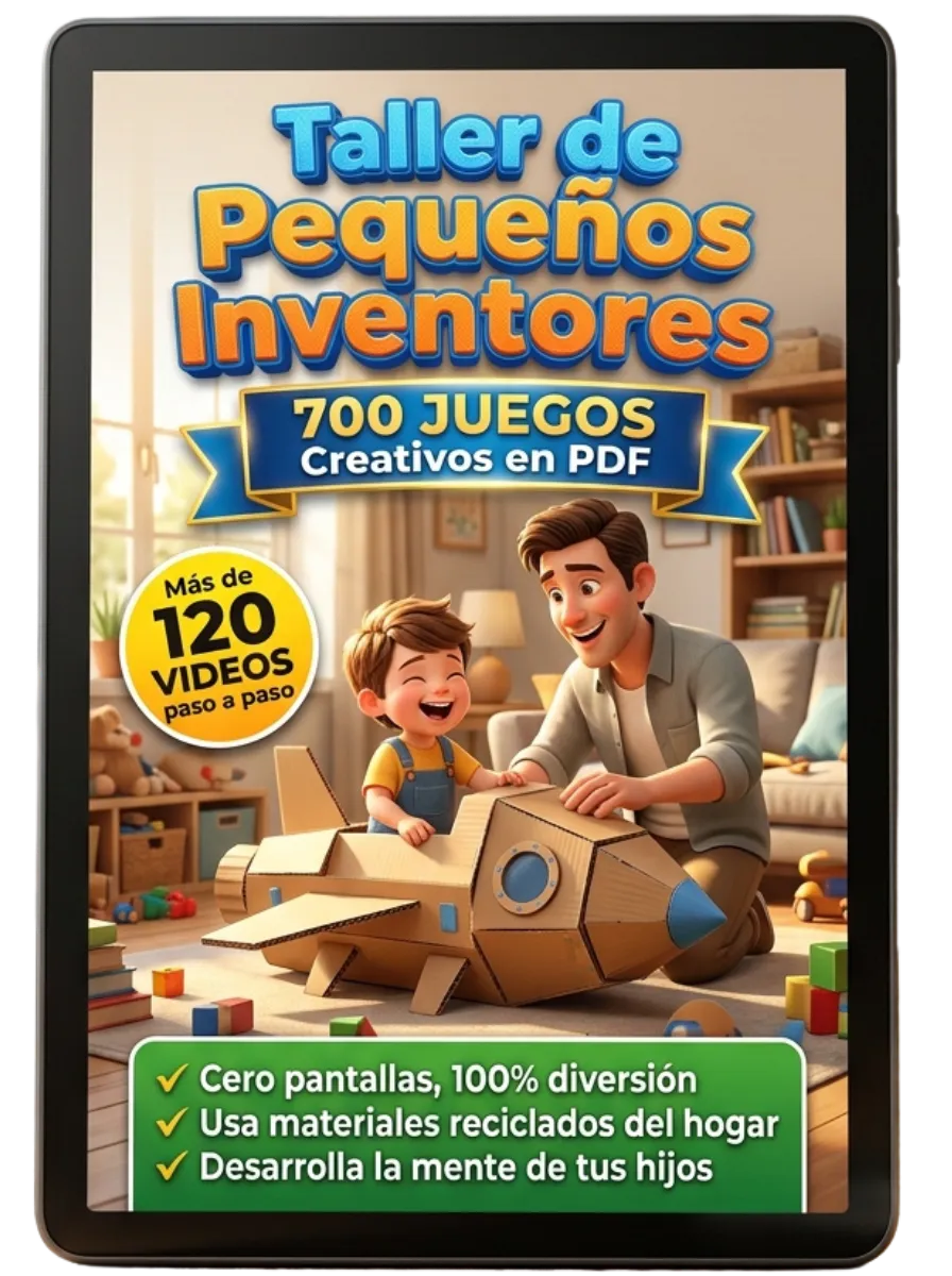 Taller de Pequeños Inventores — 700 Juegos Creativos en PDF + 120 Videos